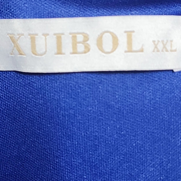 XUIBOL Mermaid Hem Sequin Prom or Cocktail Blue Dress Size XXL - Picture 9 of 16